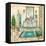 Tile Bath II-Margaret Ferry-Framed Stretched Canvas