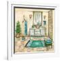 Tile Bath II-Margaret Ferry-Framed Art Print