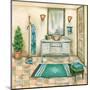 Tile Bath II-Margaret Ferry-Mounted Art Print