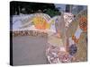 Tile Bench, Parque del Amor, Lovers Park, Miraflores District, Lima, Peru-Cindy Miller Hopkins-Stretched Canvas