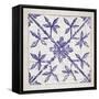 Tile Bleu 2-Lula Bijoux-Framed Stretched Canvas