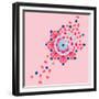 Tile Burst-null-Framed Giclee Print