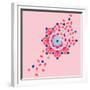 Tile Burst-null-Framed Giclee Print