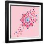 Tile Burst-null-Framed Giclee Print