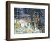 Tile Depicting Adam and Eve in Paradise-null-Framed Giclee Print