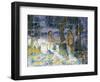 Tile Depicting Adam and Eve in Paradise-null-Framed Giclee Print