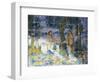 Tile Depicting Adam and Eve in Paradise-null-Framed Giclee Print