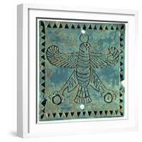 Tile Depicting an Eagle, 500-480 BC-Achaemenid-Framed Giclee Print