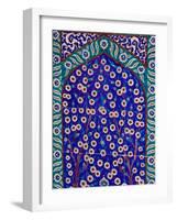 Tile Inside Topkapi Palace, Istanbul, Turkey-Joe Restuccia III-Framed Photographic Print