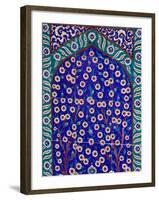 Tile Inside Topkapi Palace, Istanbul, Turkey-Joe Restuccia III-Framed Photographic Print