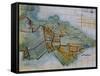 Tile Map at Entry to Machu Picchu, Peru-Cindy Miller Hopkins-Framed Stretched Canvas