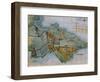 Tile Map at Entry to Machu Picchu, Peru-Cindy Miller Hopkins-Framed Photographic Print