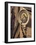 Tile Mosaic on Street Corner at Campo de Fiori, Rome, Italy-Connie Ricca-Framed Photographic Print