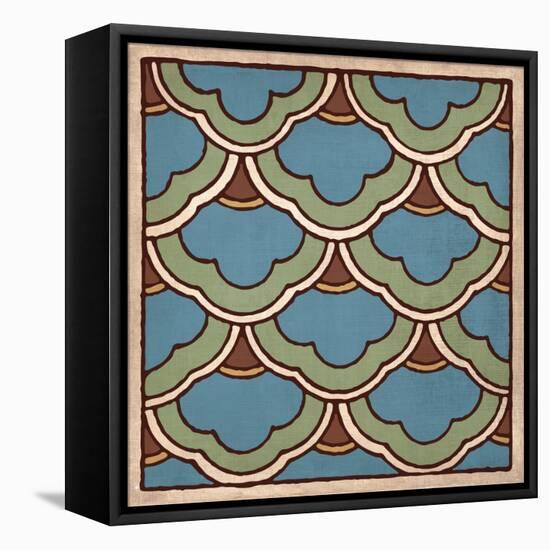 Tile Pattern II-N. Harbick-Framed Stretched Canvas