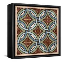 Tile Pattern IV-N. Harbick-Framed Stretched Canvas