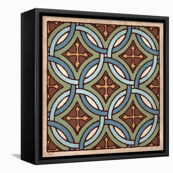 Tile Pattern IV-N. Harbick-Framed Stretched Canvas