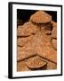 Tile Roof, Karitena, Peloponnese, Central Arcadia, Greece-Walter Bibikow-Framed Photographic Print