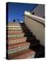 Tile Stairs in Shopping Center, Santa Barbara, California-Aaron McCoy-Stretched Canvas