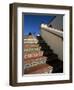 Tile Stairs in Shopping Center, Santa Barbara, California-Aaron McCoy-Framed Photographic Print