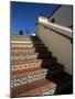 Tile Stairs in Shopping Center, Santa Barbara, California-Aaron McCoy-Mounted Photographic Print