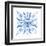 Tile Stencil II Blue-Anne Tavoletti-Framed Art Print