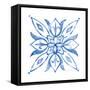 Tile Stencil II Blue-Anne Tavoletti-Framed Stretched Canvas