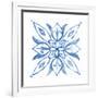 Tile Stencil II Blue-Anne Tavoletti-Framed Art Print