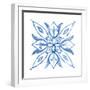 Tile Stencil II Blue-Anne Tavoletti-Framed Art Print