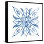 Tile Stencil II Blue-Anne Tavoletti-Framed Stretched Canvas