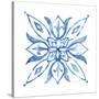 Tile Stencil II Blue-Anne Tavoletti-Stretched Canvas