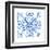 Tile Stencil IV Blue-Anne Tavoletti-Framed Art Print