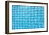 Tile Texture Background Of Bathroom Or Swimming Pool Tiles On Wall-rjmiguel-Framed Art Print