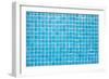 Tile Texture Background Of Bathroom Or Swimming Pool Tiles On Wall-rjmiguel-Framed Art Print