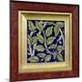 Tile with a Leaf Design (Pottery)-William De Morgan-Mounted Giclee Print