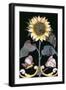 Tile with a Sunflower Design-null-Framed Giclee Print