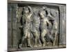 Tile with Dancing Putti-Donatello-Mounted Giclee Print