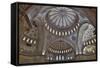 Tile Work in the Blue Mosque, Istanbul Old City, Turkey-Darrell Gulin-Framed Stretched Canvas