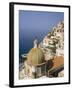 Tiled Dome of a Church Above Positano, Campania, Italy-Roy Rainford-Framed Photographic Print