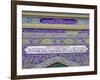 Tiled Exterior of the Imam Hussein Iranian Mosque, Bur Dubai, Dubai, UAE-Walter Bibikow-Framed Photographic Print