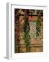 Tiled Panel on Decorative Column in Moorish Gothic Style, Quinta, Monserrate, Sintra, Portugal-Westwater Nedra-Framed Photographic Print