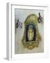 Tiled Picture of Mary and Jesus on a Street in Seville, Spain-John Warburton-lee-Framed Photographic Print