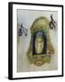 Tiled Picture of Mary and Jesus on a Street in Seville, Spain-John Warburton-lee-Framed Photographic Print