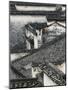 Tiled roof in Xidi, China-Yang Liu-Mounted Photographic Print