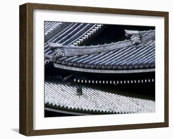 Tiled Rooves of Higashi Honganji Temple-null-Framed Photographic Print