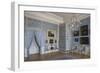 Tiled Stove in Room in Rundale Palace (1736-1768)-null-Framed Photographic Print