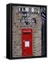 Tiled Street Name and Postbox, Hampstead, London, England, United Kingdom-Walter Rawlings-Framed Stretched Canvas