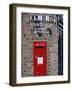 Tiled Street Name and Postbox, Hampstead, London, England, United Kingdom-Walter Rawlings-Framed Photographic Print