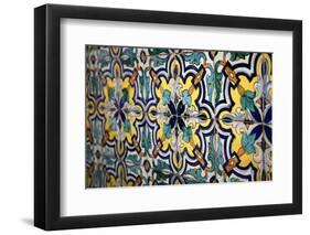 Tiles at Colegio Nacional De Monserrat-Yadid Levy-Framed Photographic Print