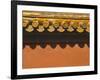 Tiles on Roof of Forbidden City-Xiaoyang Liu-Framed Photographic Print