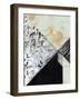 Tiles & Texture Abstract Angles I-null-Framed Art Print